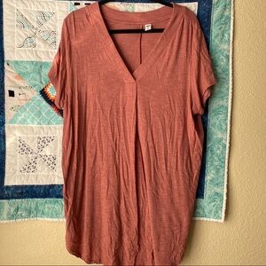 Rust V-Neck T-Shirt
